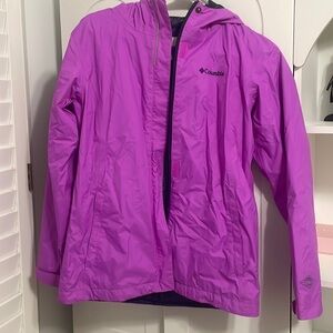 Kids Purple Columbia Rain Jacket